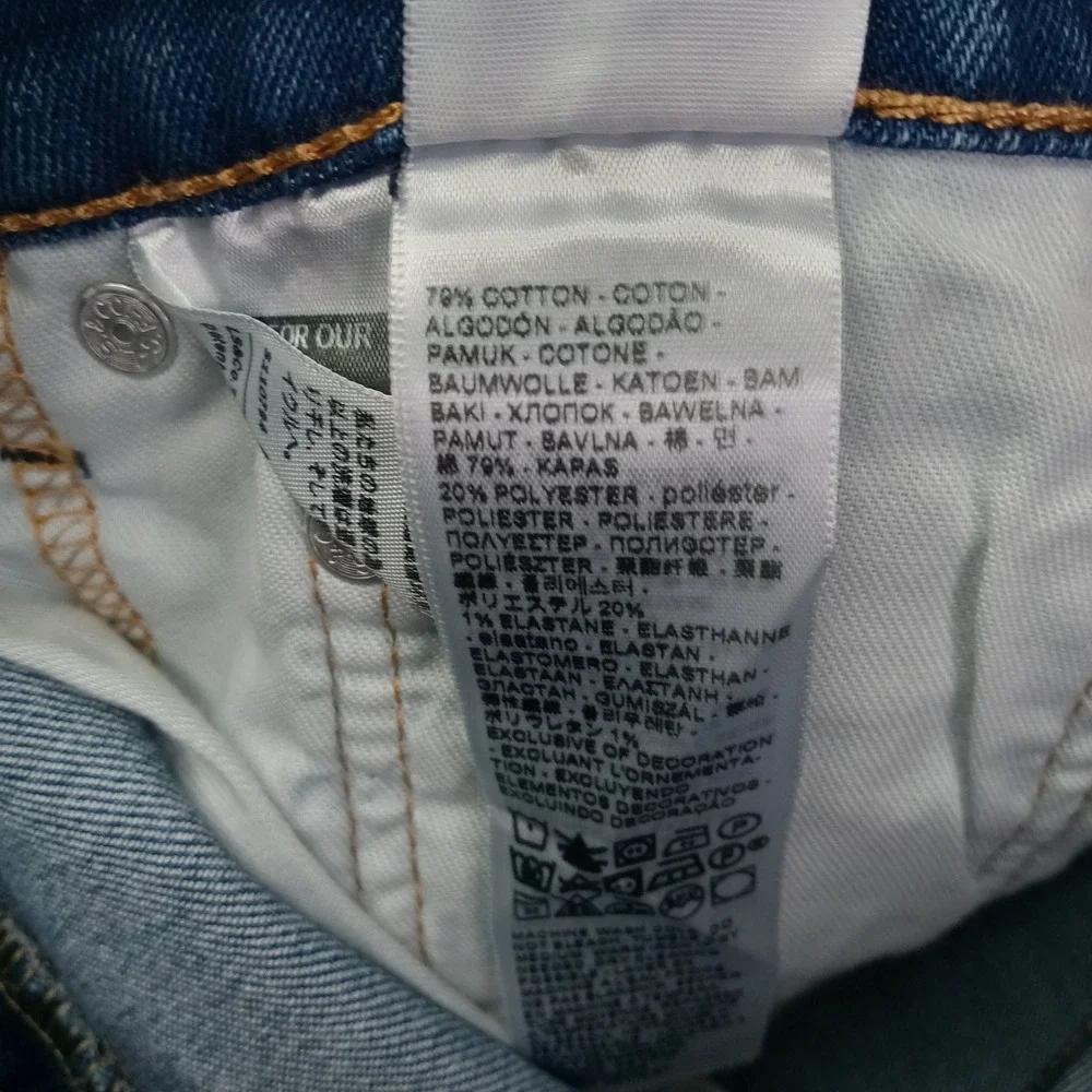 Levi's 511 Slim Fit Jeans Men's 30x32 Blue‎ Stretch Slim Throughout Cotton